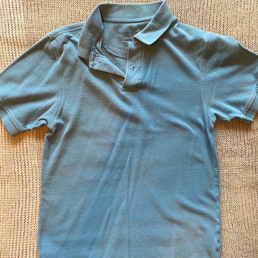 Light Blue Faded Glory Polo